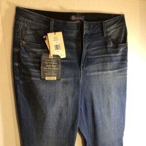 Not Your Daughters Jeans bootcut 16w high rise new with tags